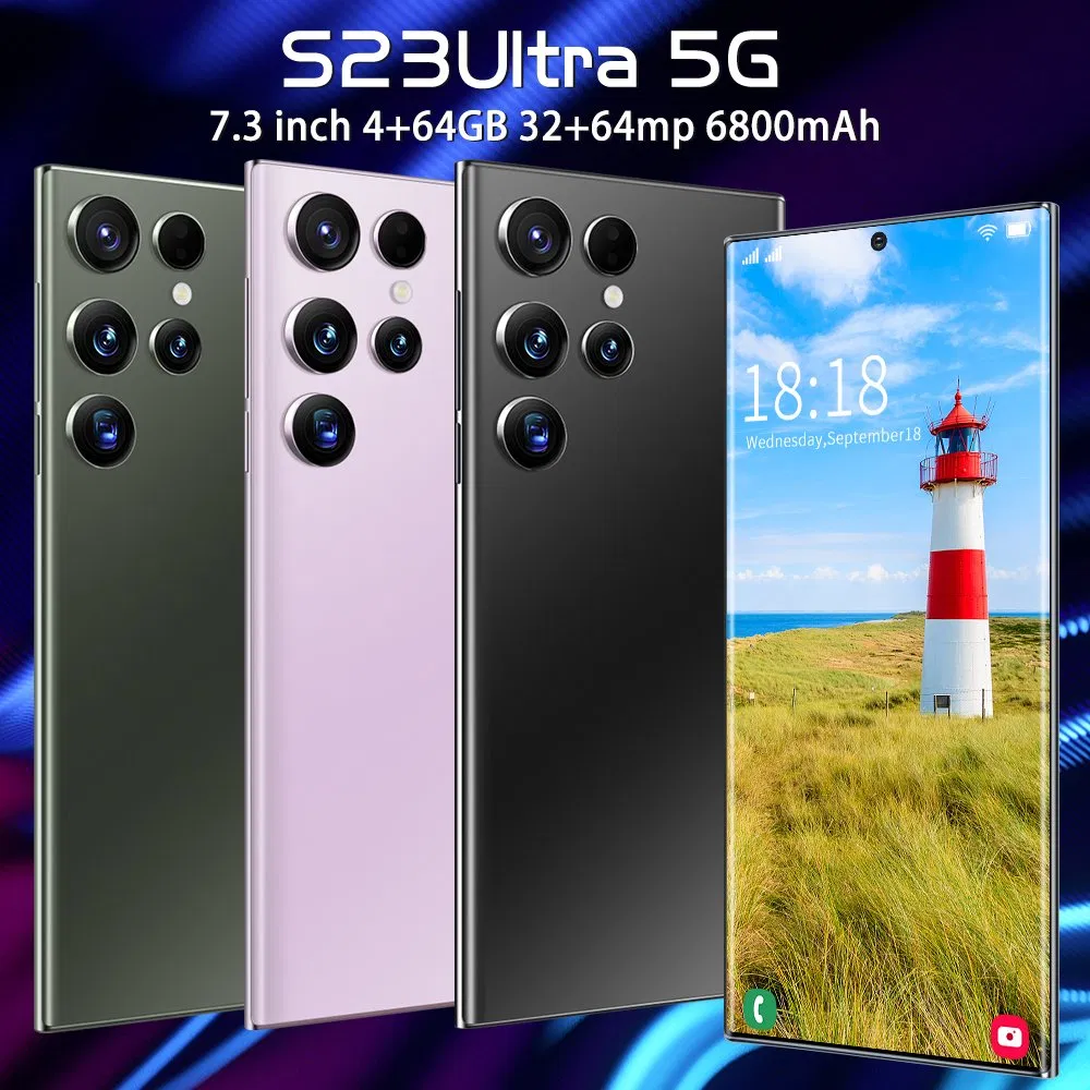 هاتف ذكي محمول S23 ألترا 5g 8 كور 3+64GB هاتف محمول OEM/ODM