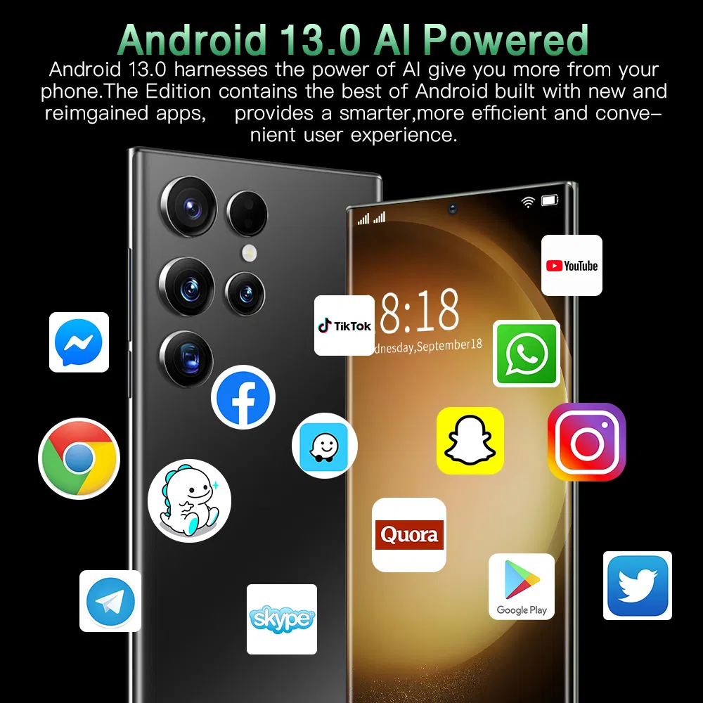 هاتف ذكي محمول S23 ألترا 5g 8 كور 3+64GB هاتف محمول OEM/ODM
