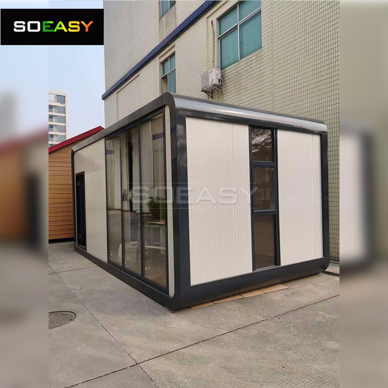 منزل متنقل فخم سريع التركيب 20FT حاوية قابلة للنقل كابينة تفاح وحدات للسكن