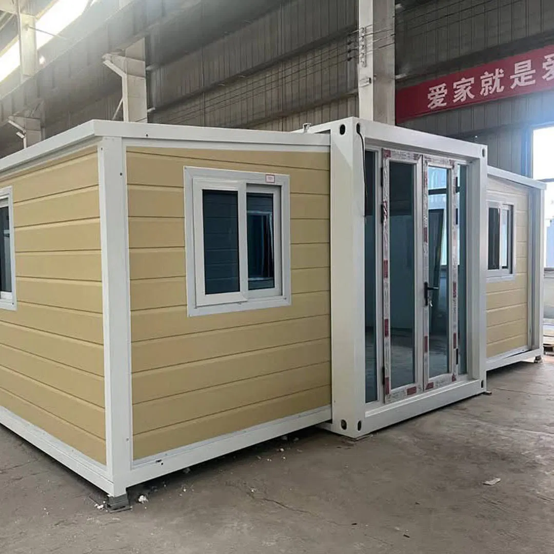 20FT 40FT منزل Modular 2 غرف نوم منزل حاوية قابلة للتوسيع والطوي