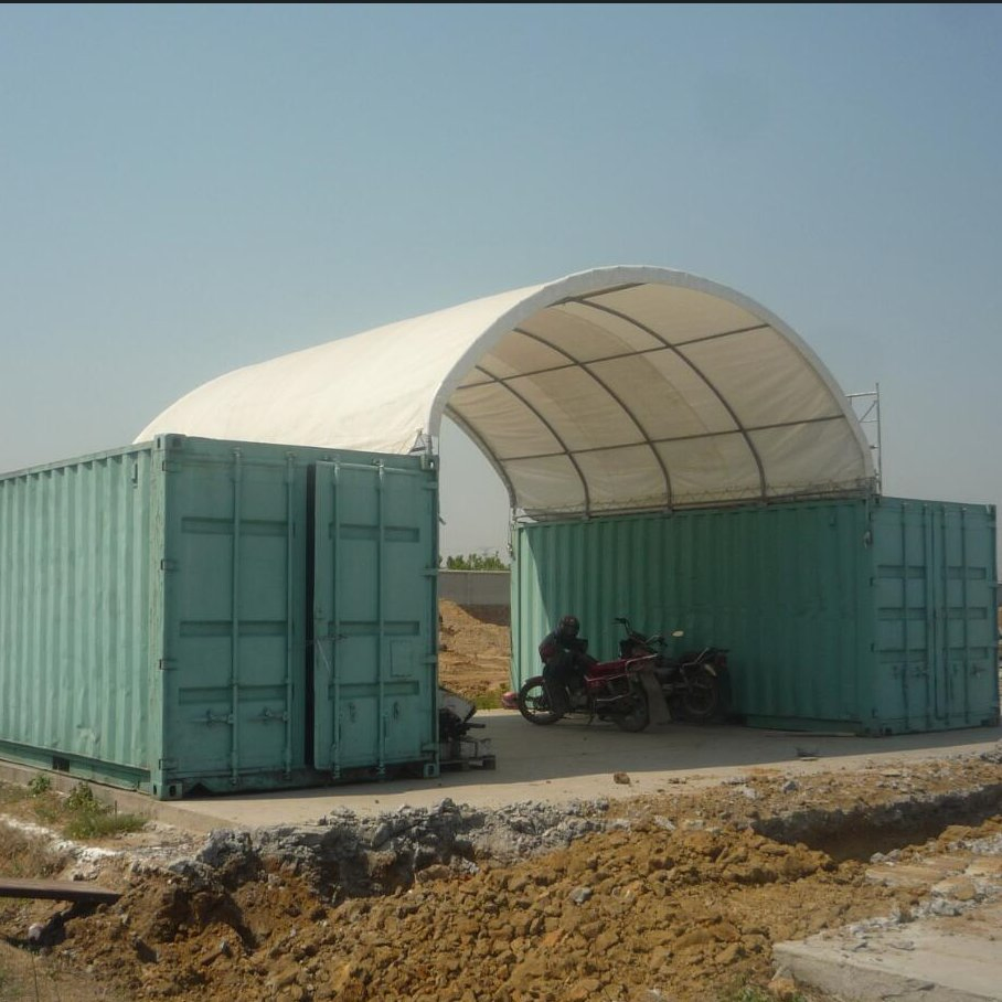 6X12m خيمة قبة صناعية للاستخدام الخارجي، مظلة، ملجأ حاويات