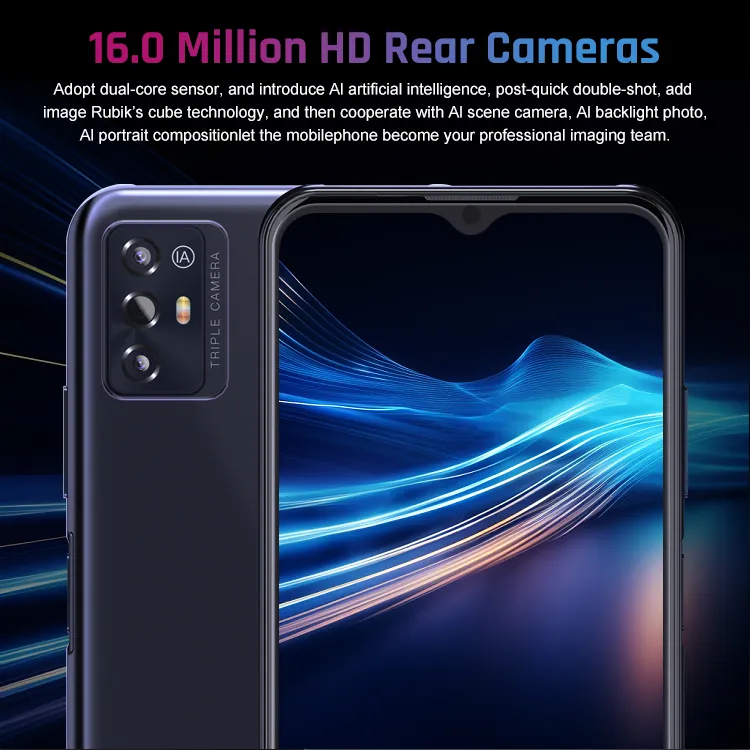 6.7inch 5g شبكة 6GB 128GB هاتف أندرويد الأصلي بسرعة فائقة للألعاب الهاتف المحمول الذكي