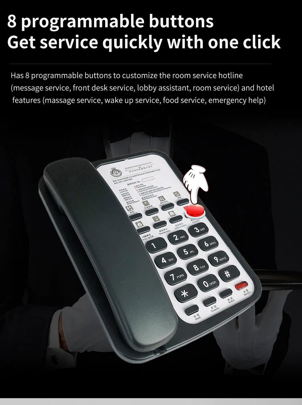 هاتف محمول بطاقة GSM لاسلكية 2g مكتب منزل مكالمة هاتفية