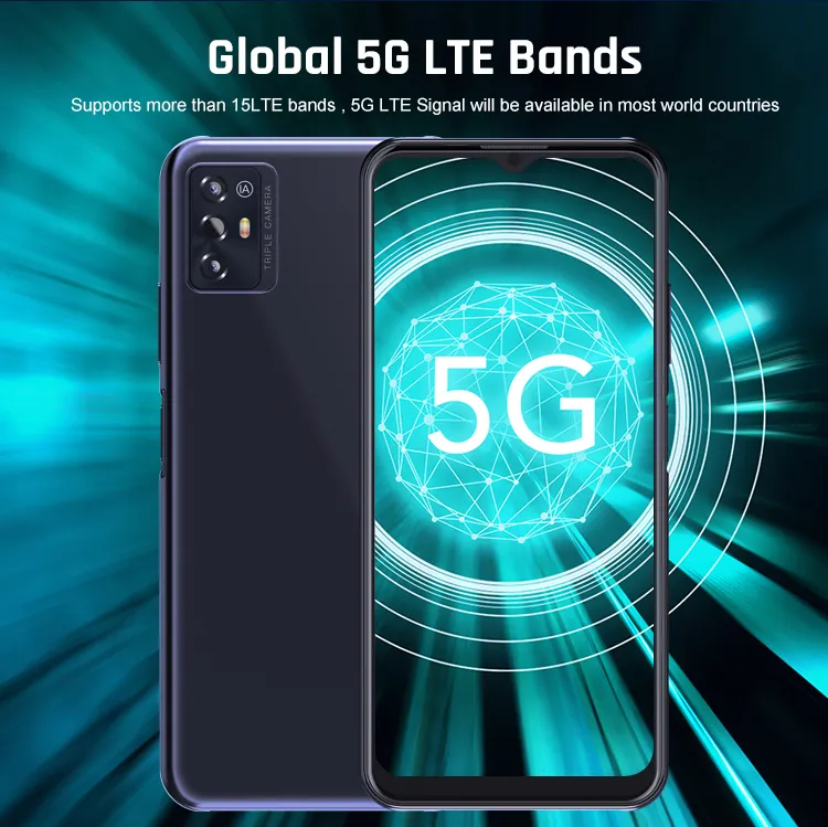 6.7inch 5g شبكة 6GB 128GB هاتف أندرويد الأصلي بسرعة فائقة للألعاب الهاتف المحمول الذكي
