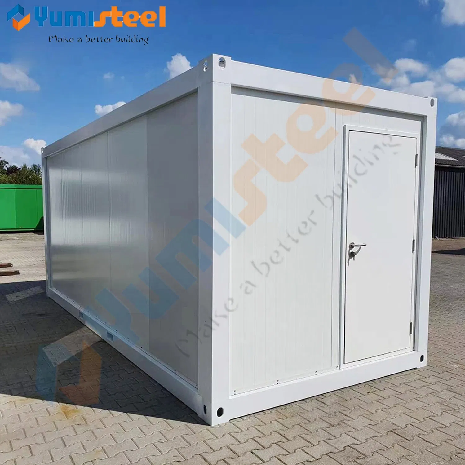 مكتب حاوية modular قابل للفك مسبق الصنع للعمال والمهندسين 20
