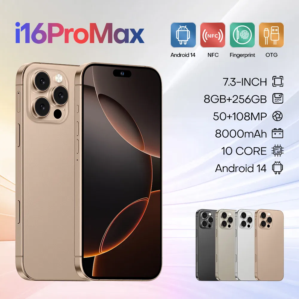 مصنع هاتف محمول مخصص بسعة عالية 8GB+256GB هاتف ثنائي الشريحة
