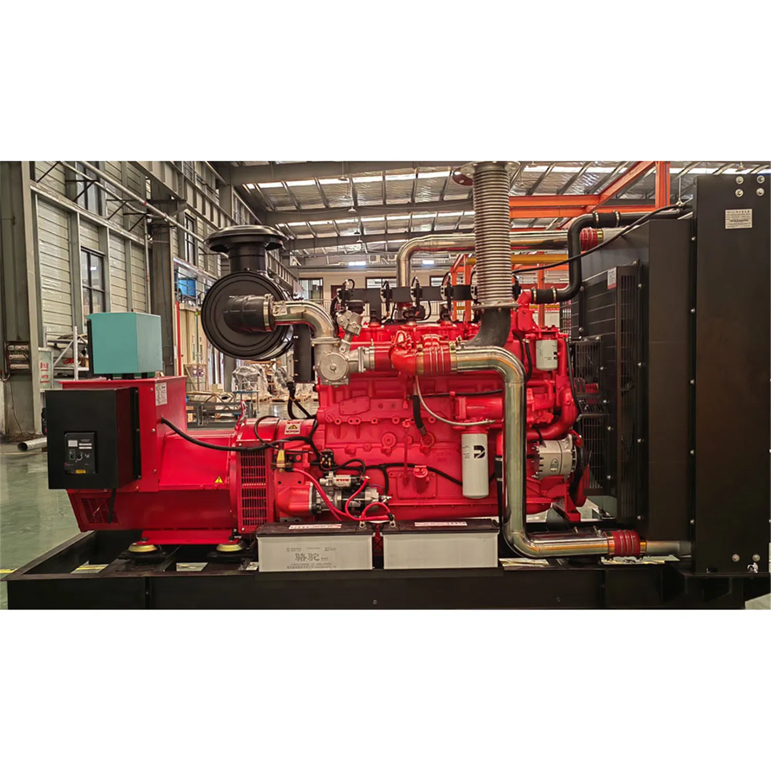 وحدة محطة طاقة عالية الجودة، 600kw كمنز، 50/60Hz, 380/400V, معتمدة من CE، مناسبة للغاز الطبيعي/البيوجاز/الغاز المسال/البروبان، نموذج GPU CHP، نوع حاوية مفتوحة فرا