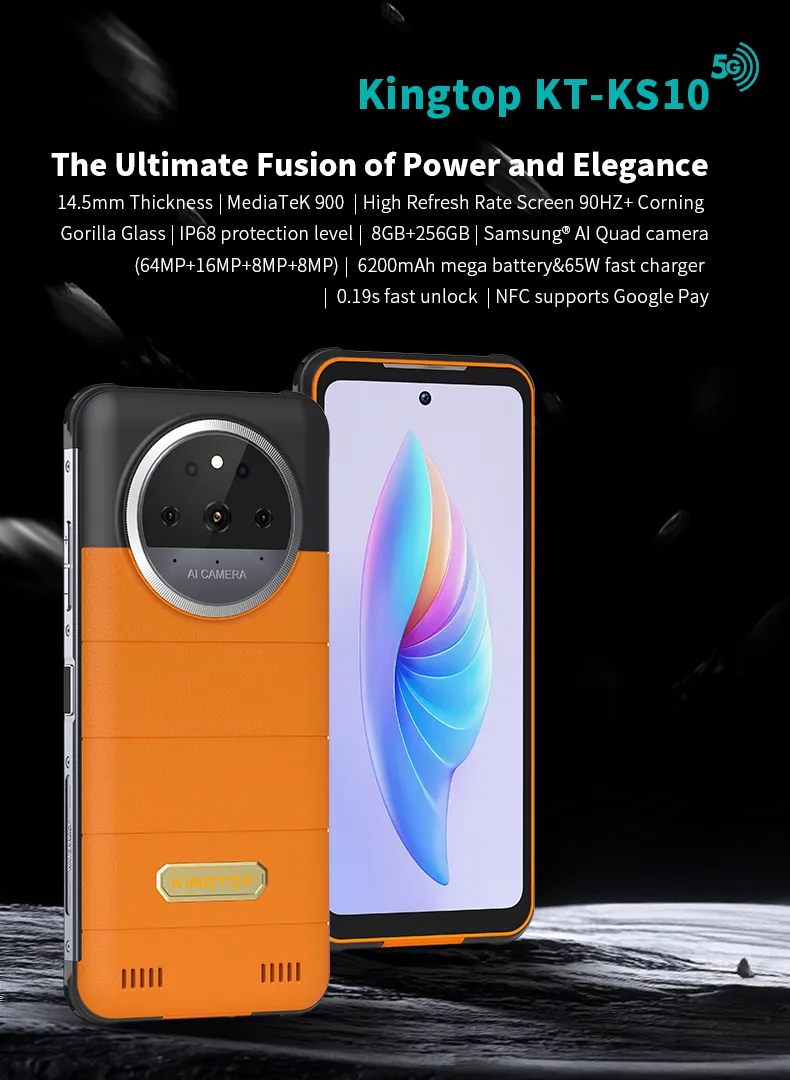 هاتف ذكي مقاوم للماء 8GB 256GB
