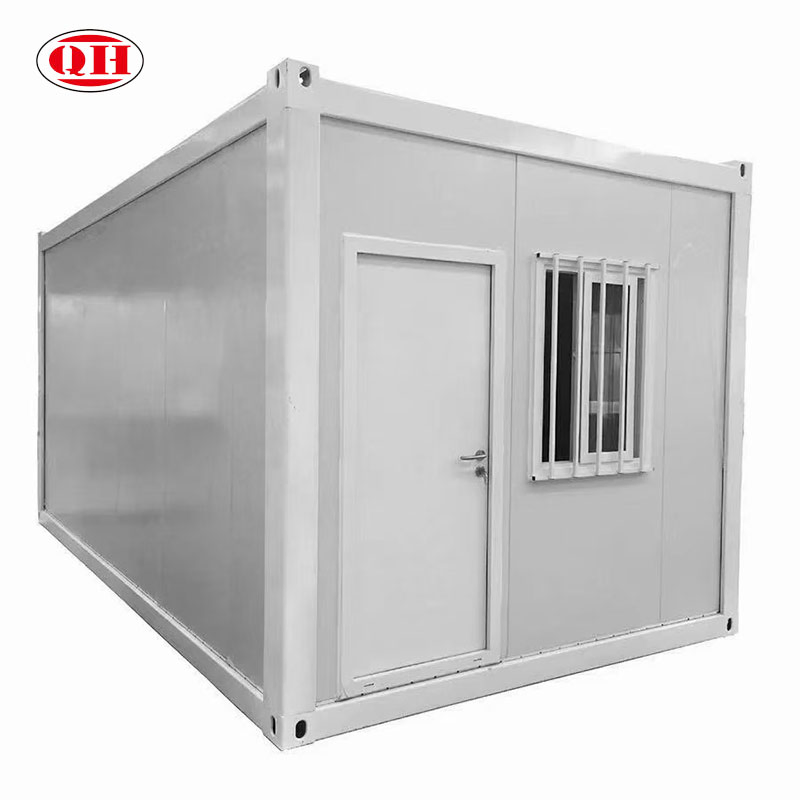 Wind &amp; Shock Resistant Foldable Prefab Temporary Office Container Unit