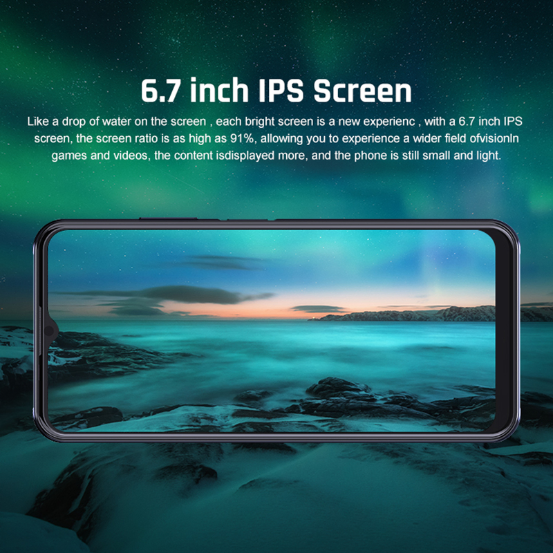 6.7inch 5g شبكة 6GB 128GB هاتف أندرويد الأصلي بسرعة فائقة للألعاب الهاتف المحمول الذكي