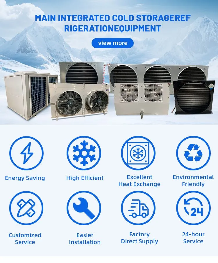 وحدة تكثيف مدمجة 15HP مع ضاغط مكبس ومضخة موتور مدمجة للاستخدام في 380V الحاويات