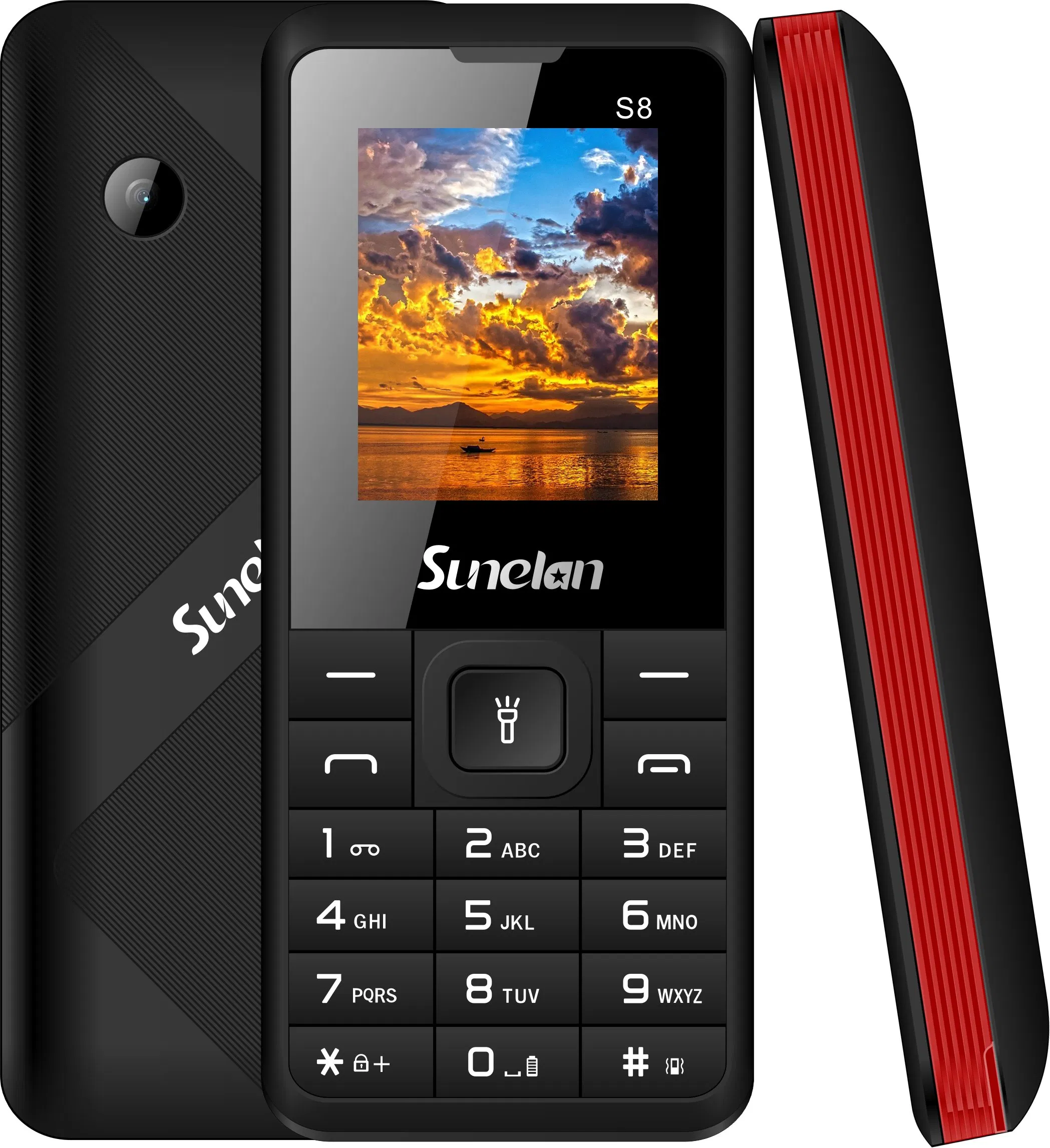 عرض ساخن 32MB ميزة 2g علامة الهاتف المحمول هاتف جديد سنيلان S8