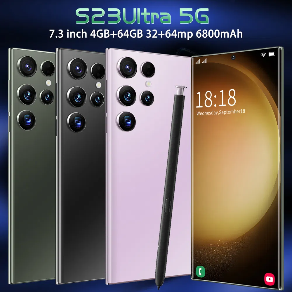 هاتف ذكي محمول S23 ألترا 5g 8 كور 3+64GB هاتف محمول OEM/ODM