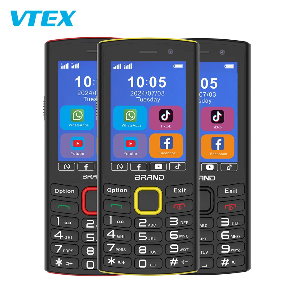 هواتف طلابية صغيرة بالجملة هواتف ذكية تعمل بنظام أندرويد 2.8inch 4G هواتف محمولة متعددة الوظائف هاتف محمول أساسي زر