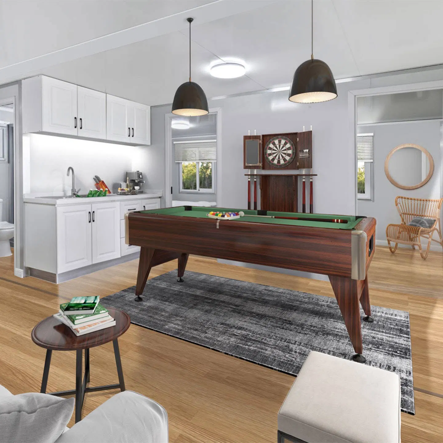 منزل حاوية قابل للتوسع حديث تركيب سريع تصميم modular مساحة معيشة محمولة منزل مسبق الصنع