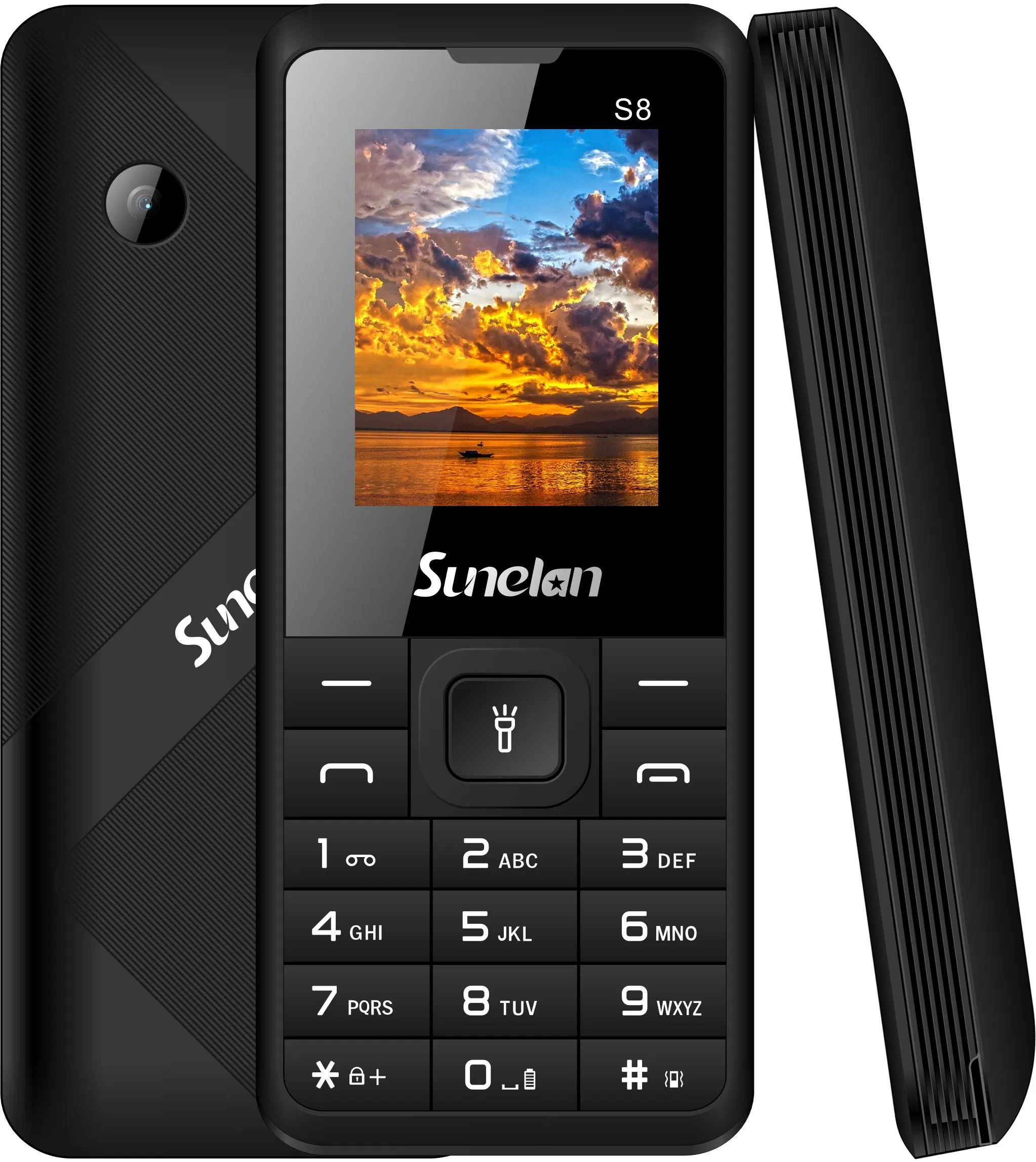 عرض ساخن 32MB ميزة 2g علامة الهاتف المحمول هاتف جديد سنيلان S8