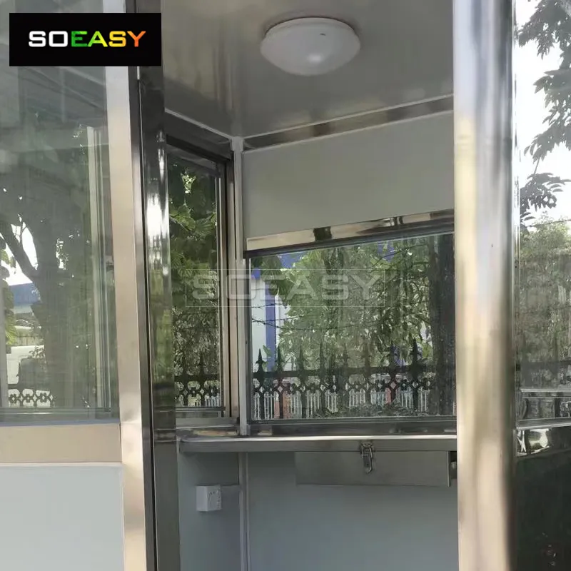 سعر المصنع كشك حراسة خارجي مسبق الصنع كشك أمني