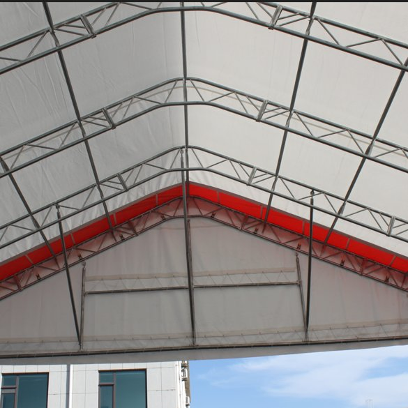 15X12m هيكل مبنى مستودع من الفولاذ ذو إطار مزدوج مع حاويات تخزين