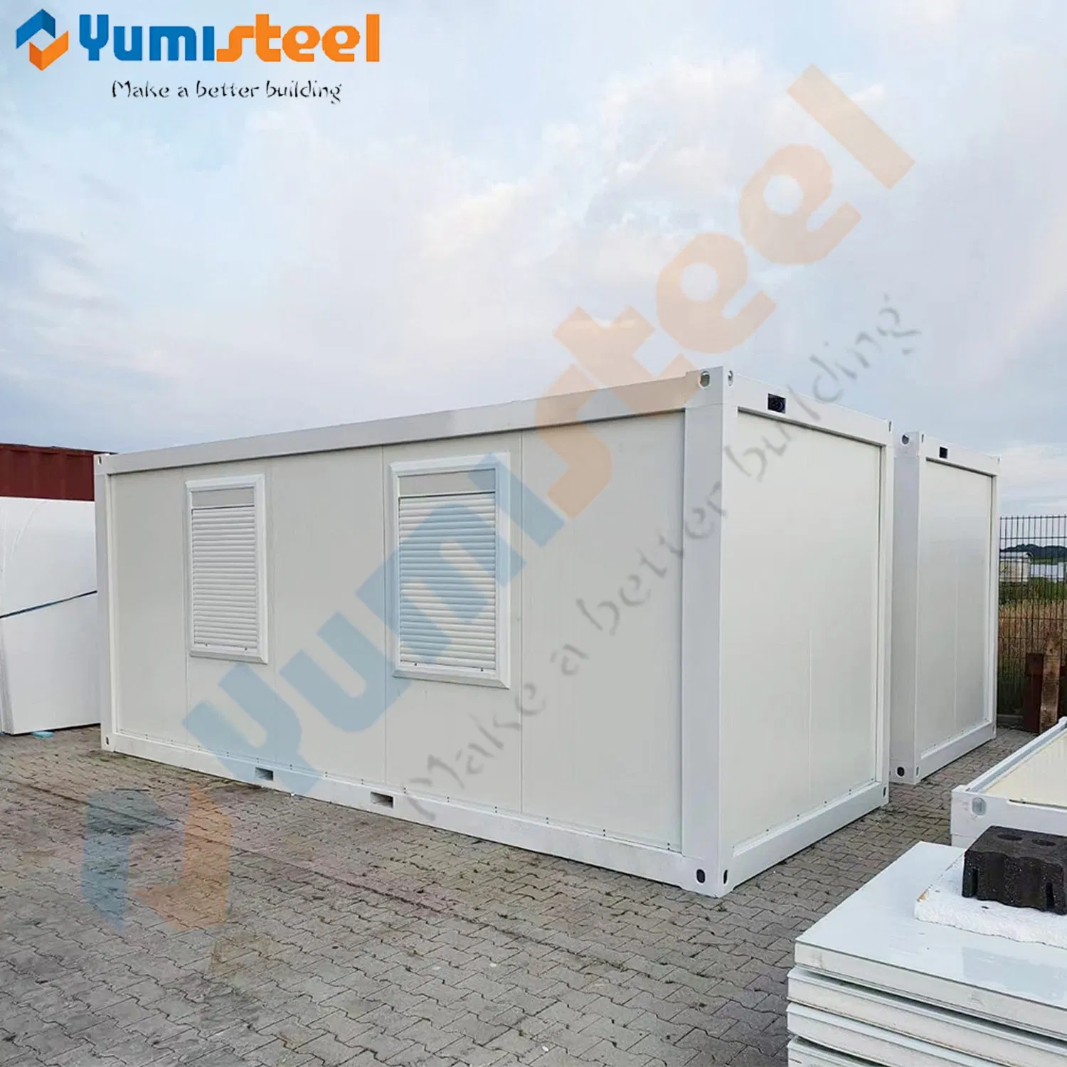 مكتب حاوية modular قابل للفك مسبق الصنع للعمال والمهندسين 20