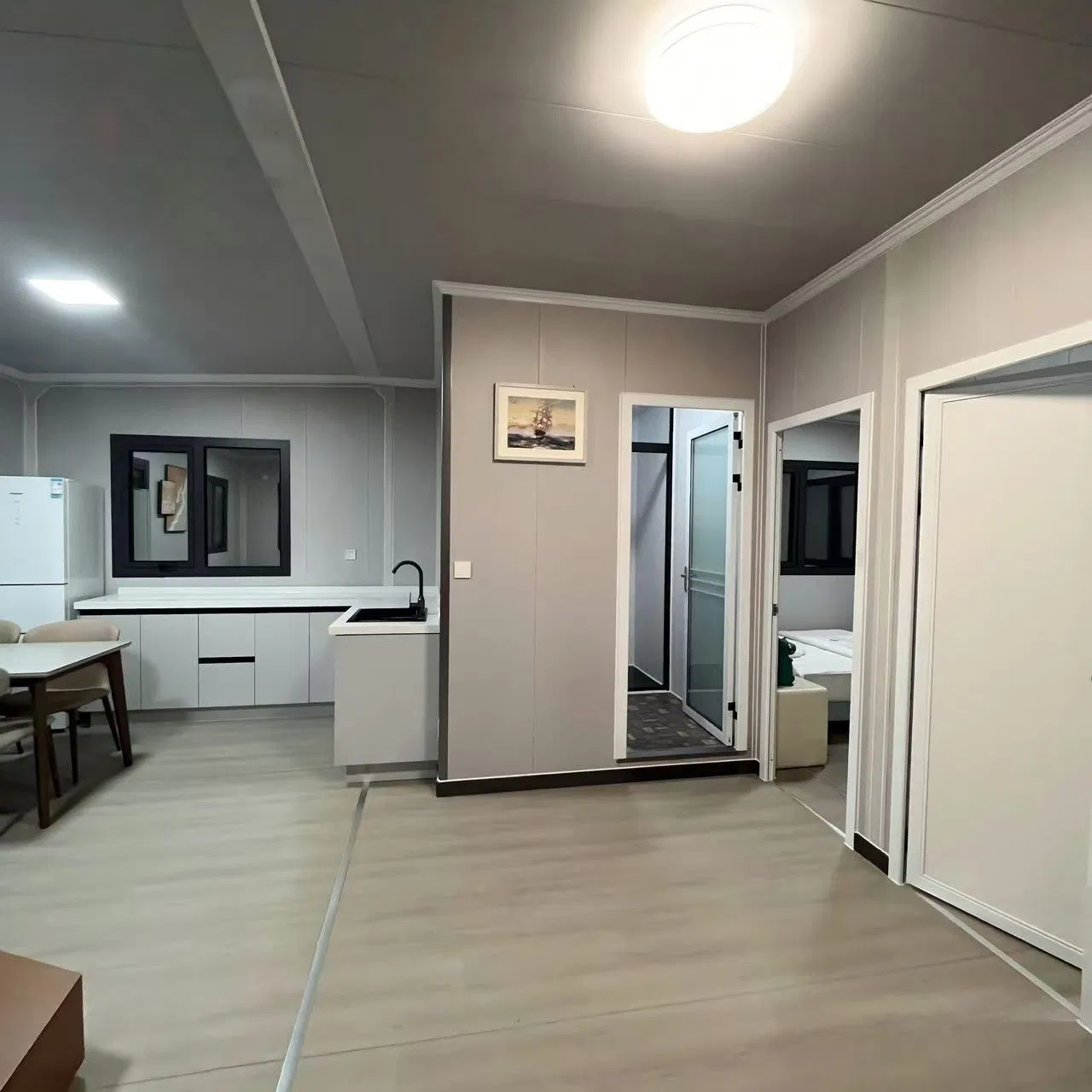 20-Foot 2-Bedroom منزل حاوية متنقل قابل للطي والتوسع مسبق الصنع