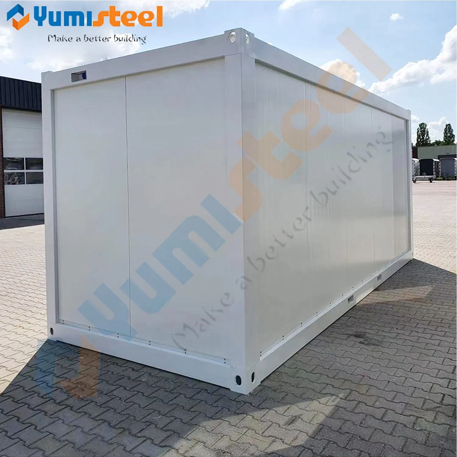 مكتب حاوية modular قابل للفك مسبق الصنع للعمال والمهندسين 20