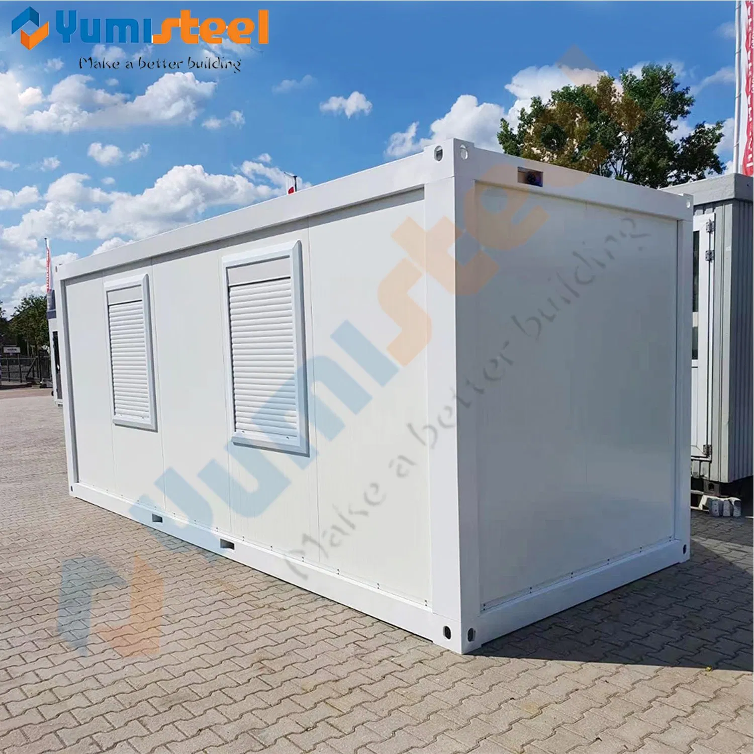 مكتب حاوية modular قابل للفك مسبق الصنع للعمال والمهندسين 20