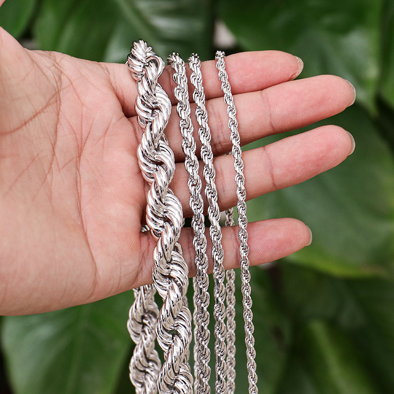 سلسلة جسم 3mm 14K سلسلة خصر ذهبية صلبة مع قلادة حرف مويسانيتي سلسلة حبل مجوهرات الجسم