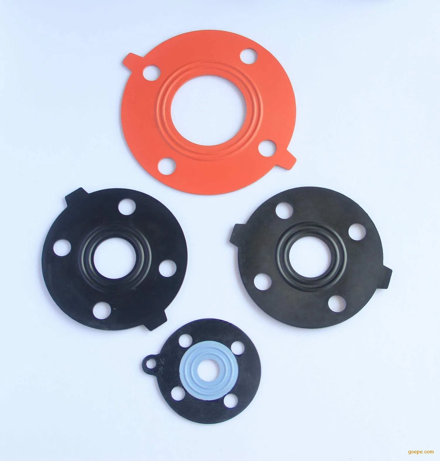 حلقة ختم بيضاء موثوقة من PTFE لتطبيقات الفلنجات والصمامات