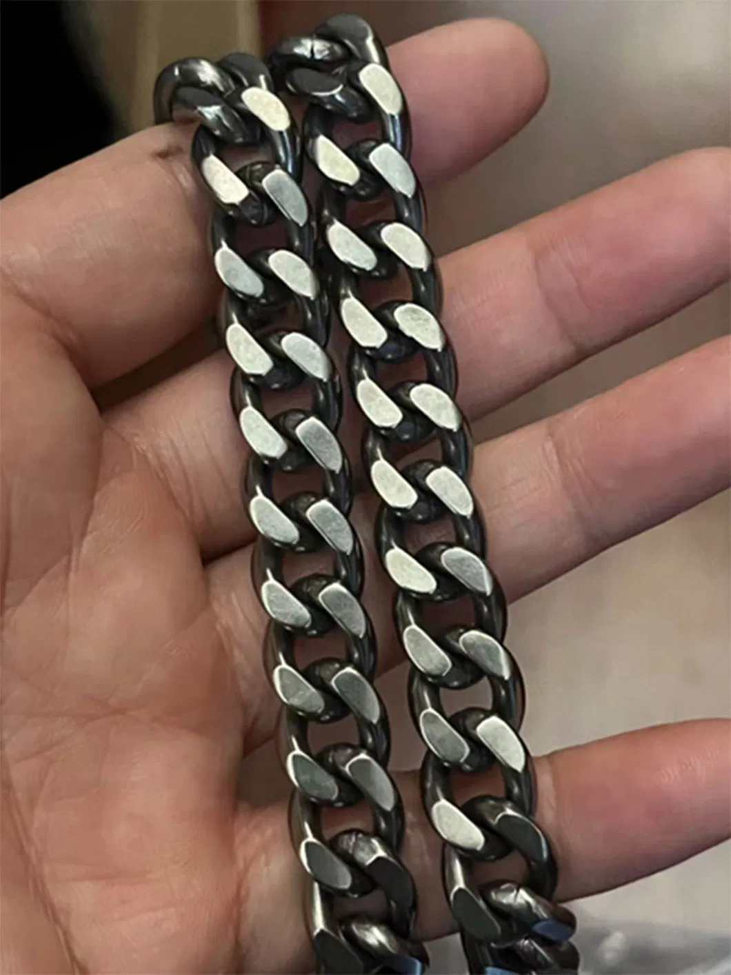سلسلة كوبا من التيتانيوم النقي خفيفة الوزن 9.5/10.5mm للرجال والنساء عتيقة
