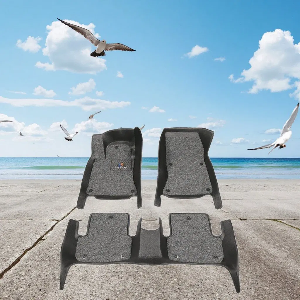 سجاد سيارة خاص فاخر جلد مخصص 5D سجاد أرضية سيارة مطاطي