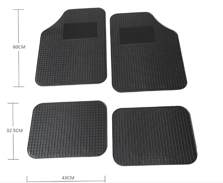 4PCS/Set حصائر أرضية عالمية من PVC لسيارات SUV - صورة 2
