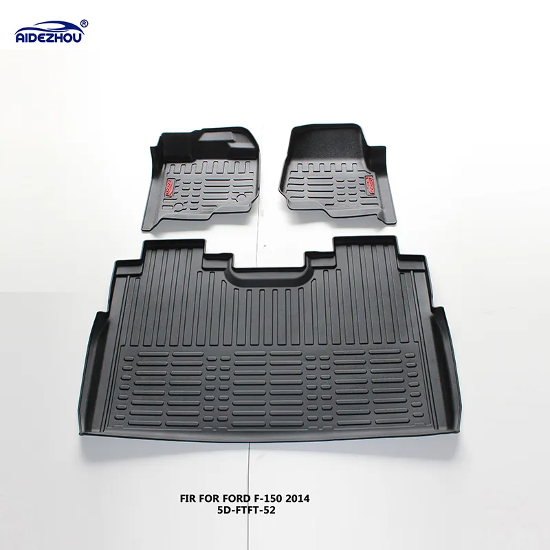 سجادة أرضية عالية الجودة ومتينة 5D من TPV لسيارات فورد F-150 2014