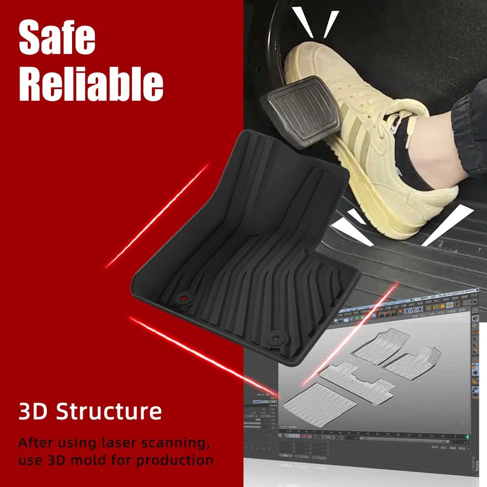 بيع ساخن 3D بطانات سيارات TPE مقاومة للماء بطانات أرضية غير قابلة للانزلاق سجادة سيارة سهلة التنظيف لسجادة أرضية شنجان ديبال S07 2025 Rhd