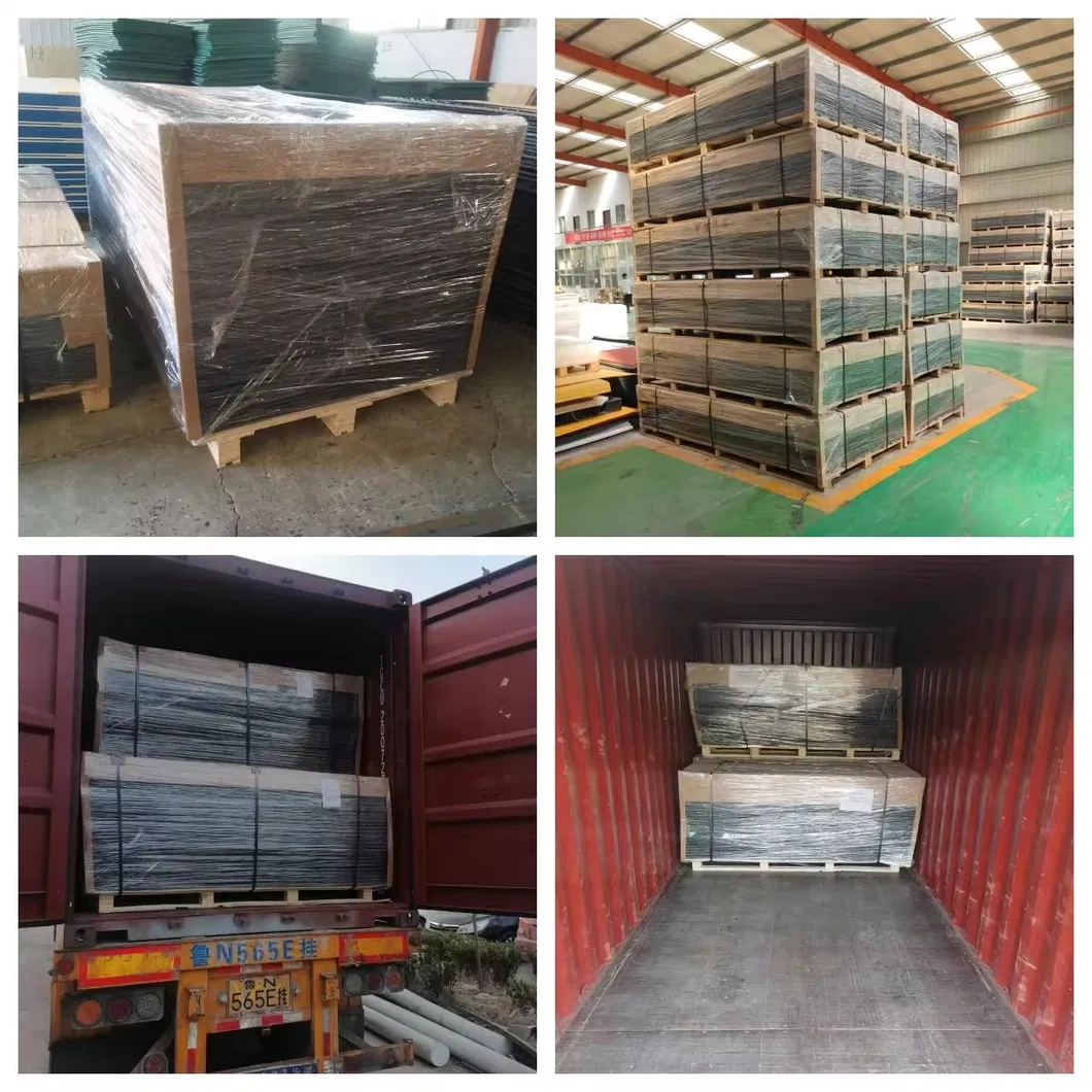 مادة مقاومة للأشعة فوق البنفسجية ومقاومة للتآكل 4X8 وسادة طريق مؤقتة من HDPE UHMWPE