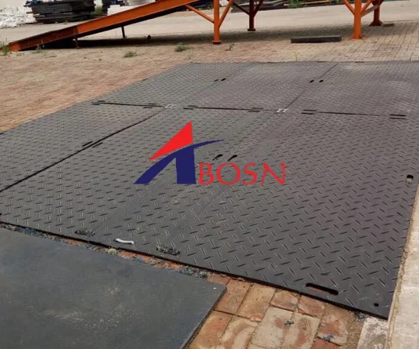 لوحات طريق مركبة من طراز UHMWPE مخصصة للخدمة الشاقة بفرش الطرق السريعة