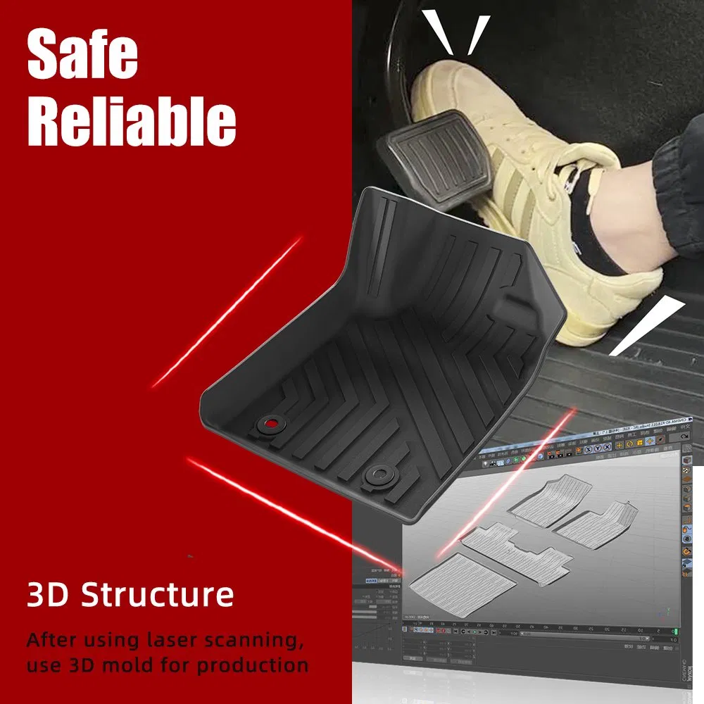 وصولات جديدة 3D حصيرة أرضية للسيارة مقاومة للماء وغير قابلة للانزلاق للسيارة Mg5 2021-2025