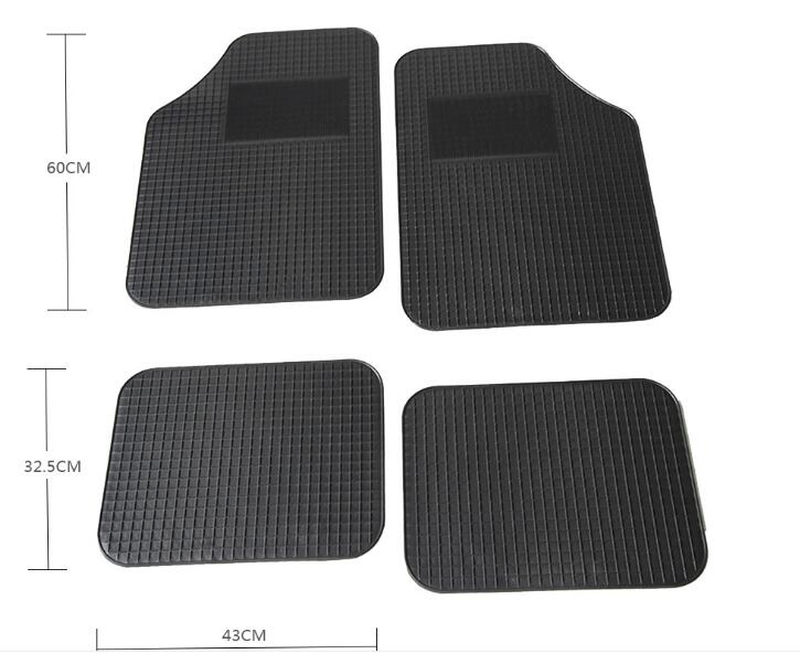4PCS/Set حصائر أرضية عالمية من PVC لسيارات SUV