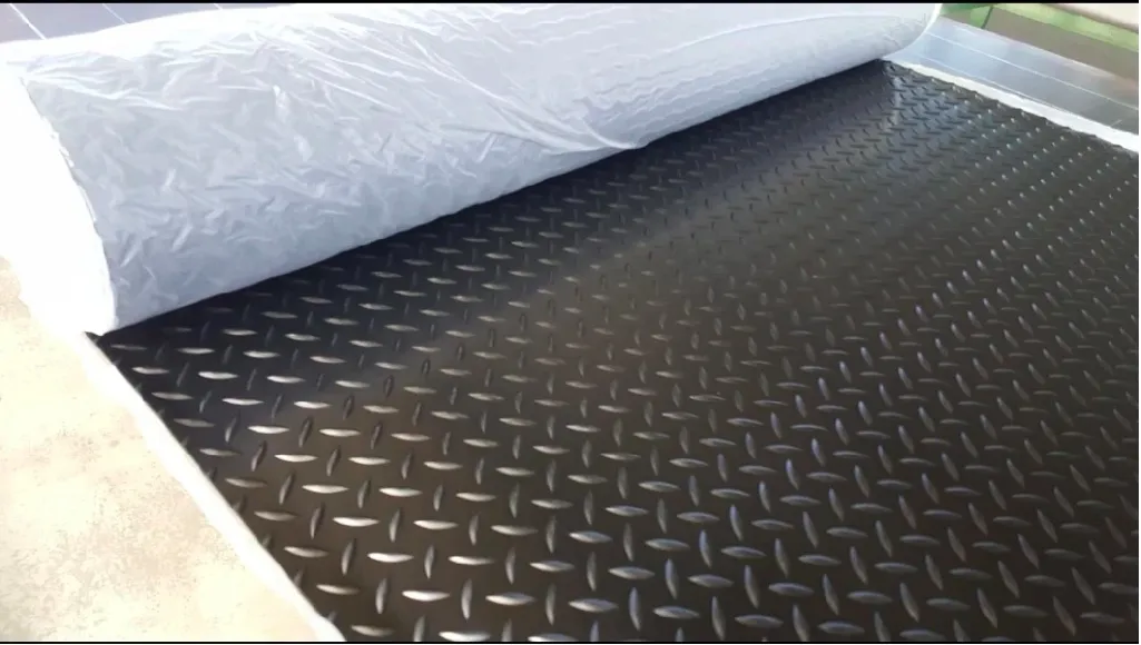 حصيرة دائرية مطاطية مضادة للانزلاق من PVC للأرضيات للاستخدام في المرآب للأحذية والأرائك وحقائب التنجيد ومقاعد السيارات