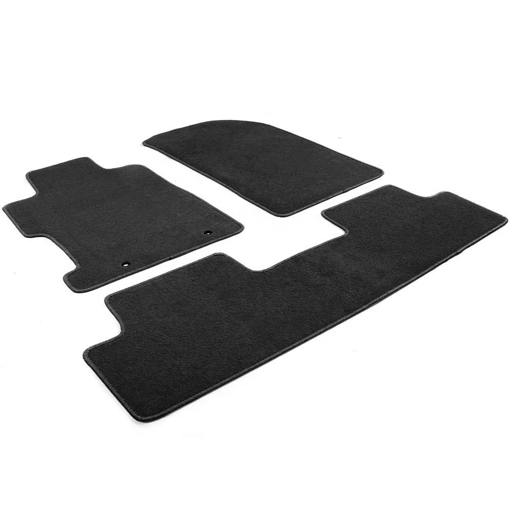 سجاد أرضي نايلون غير قابل للانزلاق ومتين للسيارات 3-Piece