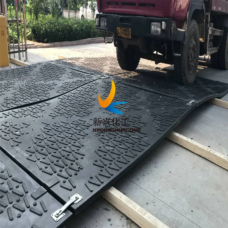 حصائر حماية الأرض من البلاستيك HDPE بولي إيثيلين مؤقتة لطريق البناء