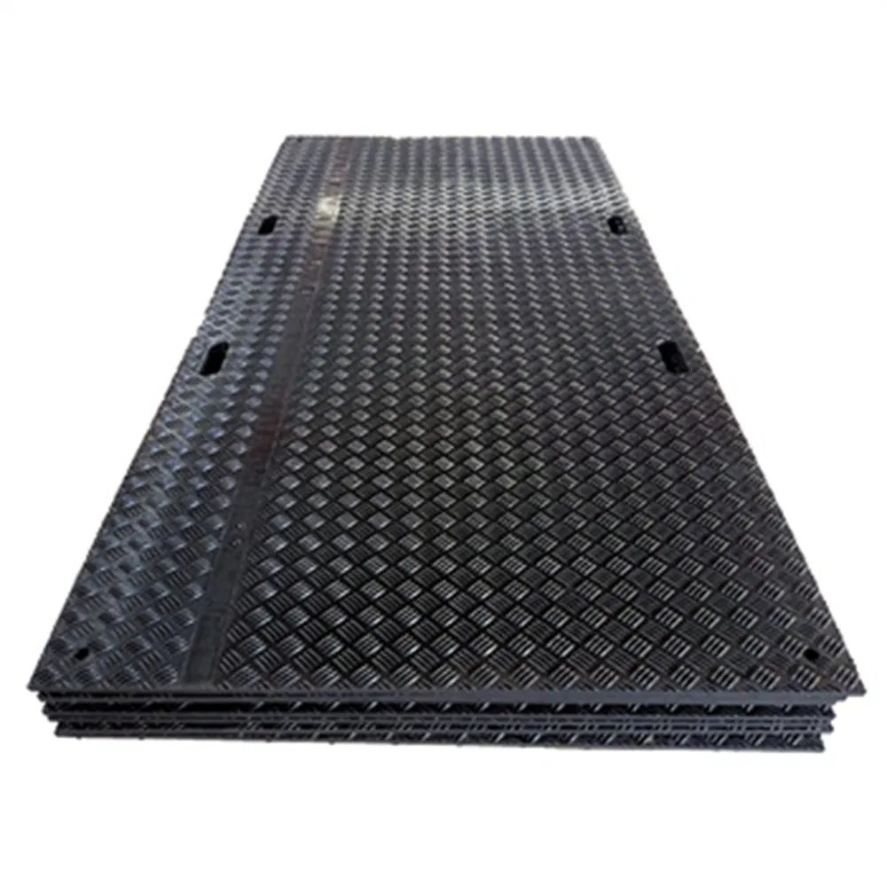 مادة مقاومة للأشعة فوق البنفسجية ومقاومة للتآكل 4X8 وسادة طريق مؤقتة من HDPE UHMWPE