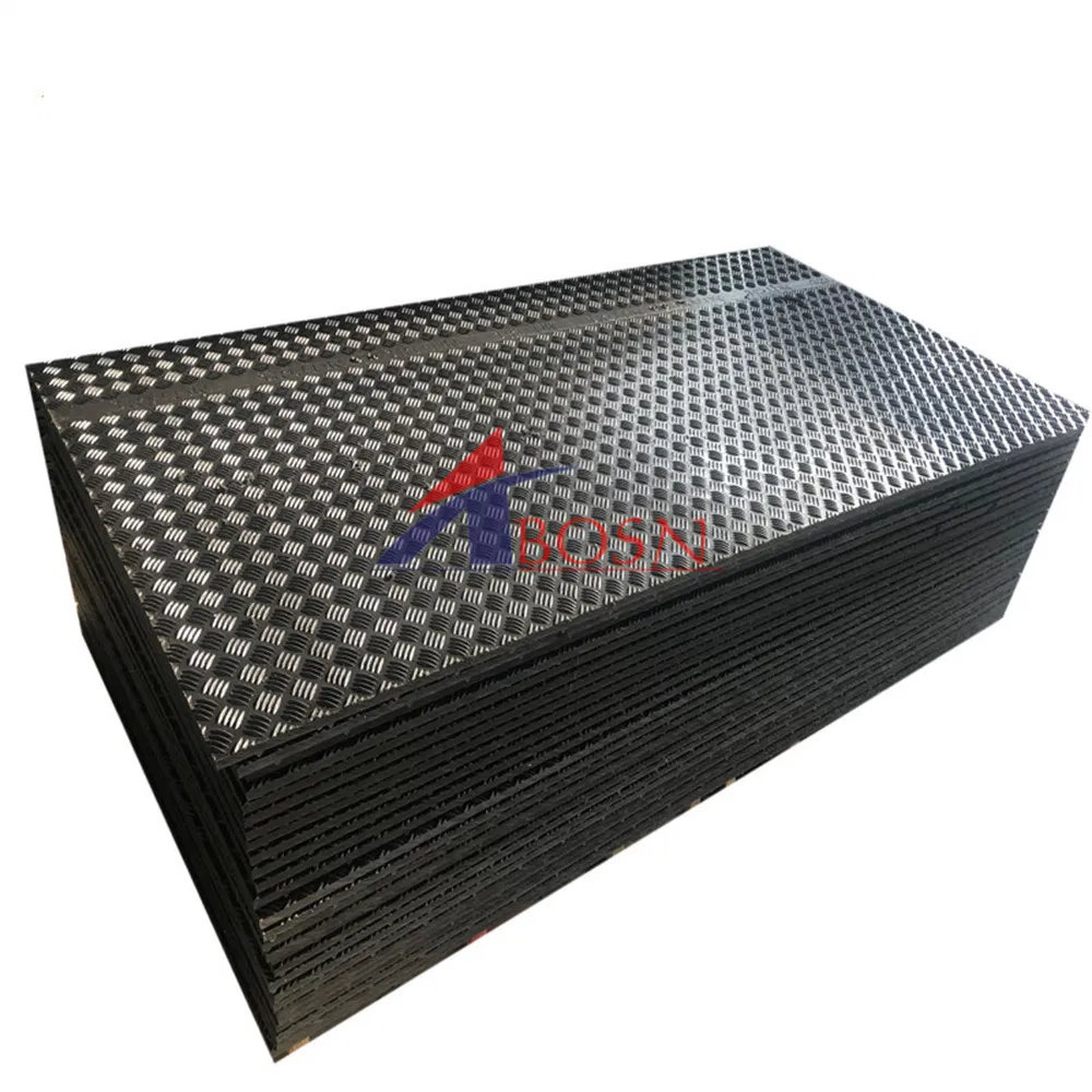مادة مقاومة للأشعة فوق البنفسجية ومقاومة للتآكل 4X8 وسادة طريق مؤقتة من HDPE UHMWPE