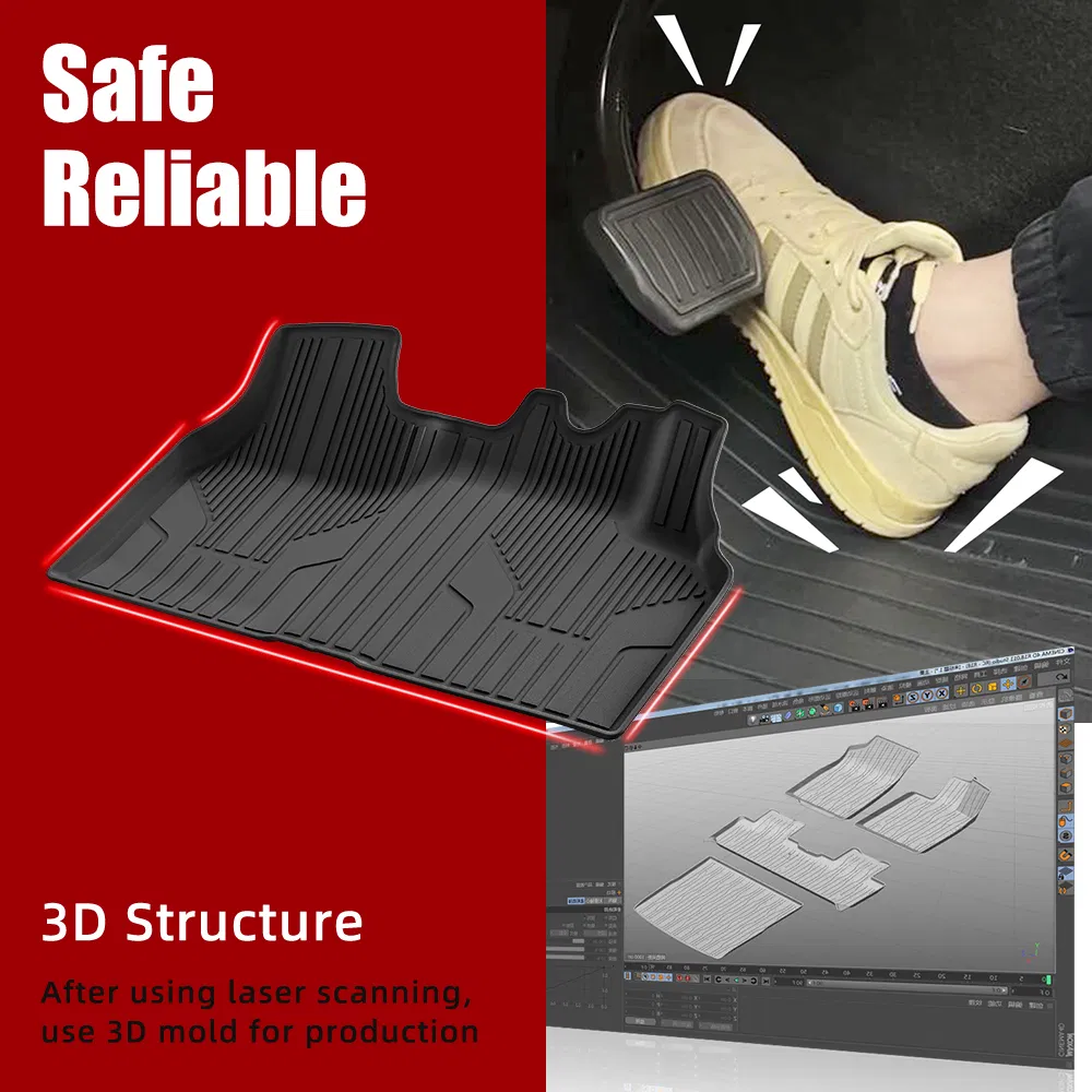 منتجات جديدة 3D بطانات سيارات TPE حصائر سيارات مقاومة للماء حصائر أرضية غير قابلة للانزلاق سهلة التنظيف لسيارة تشانجان لومن 2025 Rhd