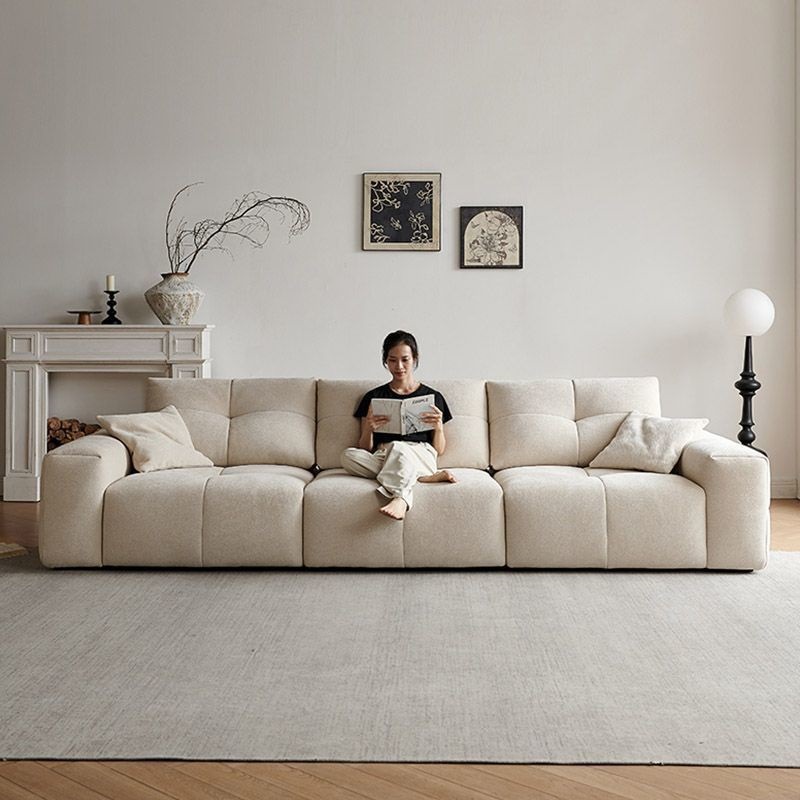Fabric Sofa Movable Backrest pixel Sofa Mobile Backrest Living Room Modern Minimalist Sitting Deep Chenille