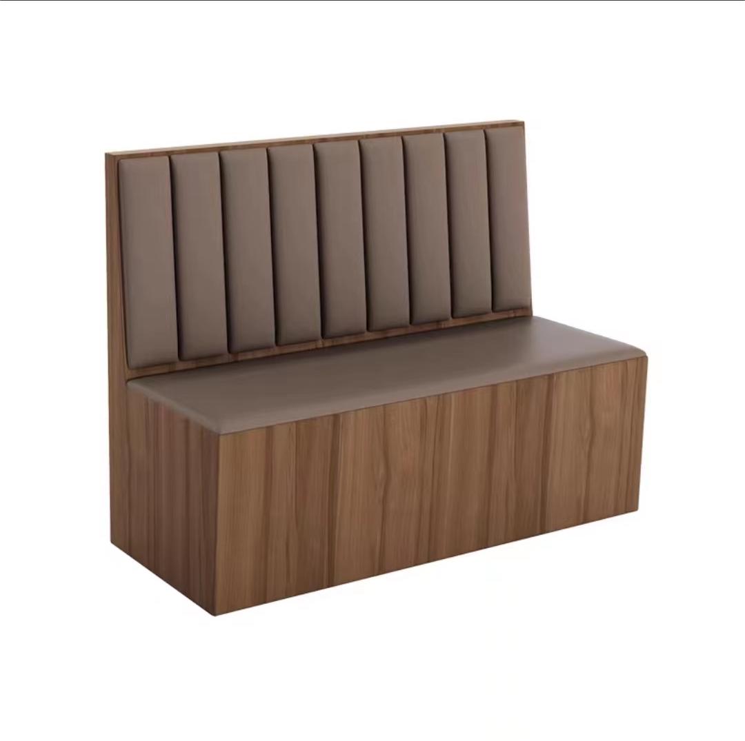 High Glossy Restaurant Furniture,Dining Chairs and Sofa Set for Booth Cafe Seating