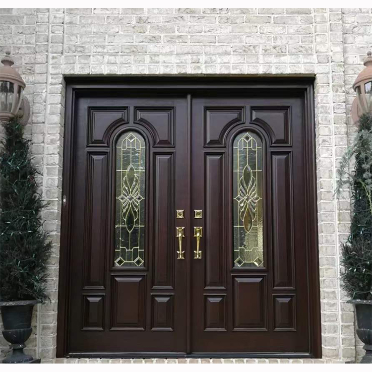 Surprise Price 5 Years Soundproof Wooden Double Door For Night Club Villa Large Wood Double Door