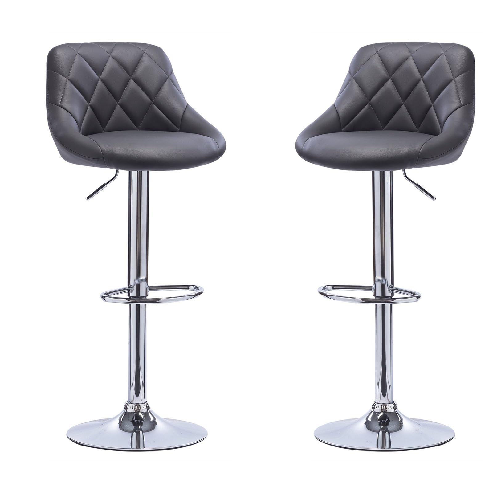 Height Adjustment Ergonomic Swivel Bar Stool Bar Chairs for Kitchen With Footrest and Backrest