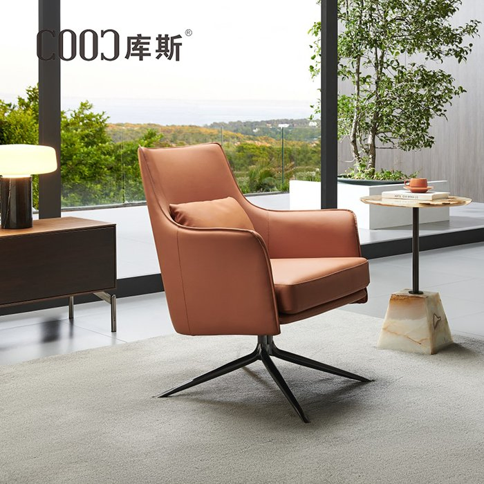 Luxury Villa House Living Room Cooc Leather Couch Furniture Modern Sofa Set with TV Stand Accent Chair Side Table Coffee Table