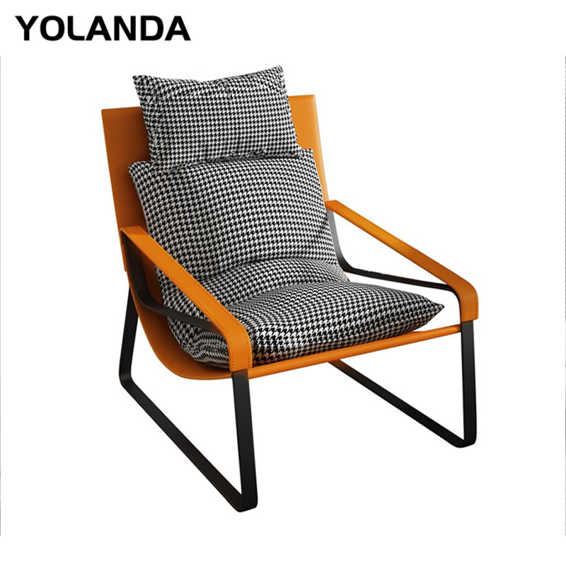 Yolanda Custom Made Office Home Furniture Modern Living Room Single Lounge Sofa Accent Leisure Chair Armchair for Hotel Project
