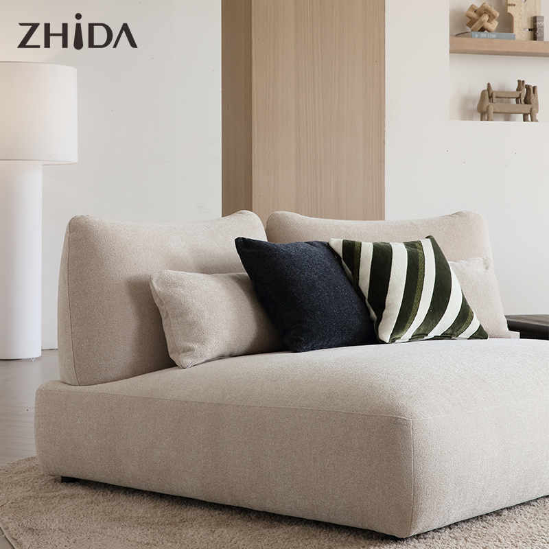 White Modular Sectional Sofas Comfortable Accent Furniture Extendable Chaise Corner Sofa for Living Room